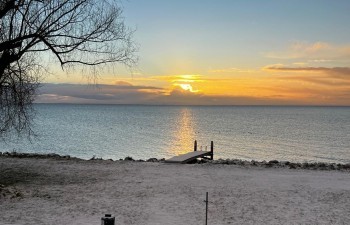 Hotelhuisjes Oosterleek Markermeer Sneeuw kopie